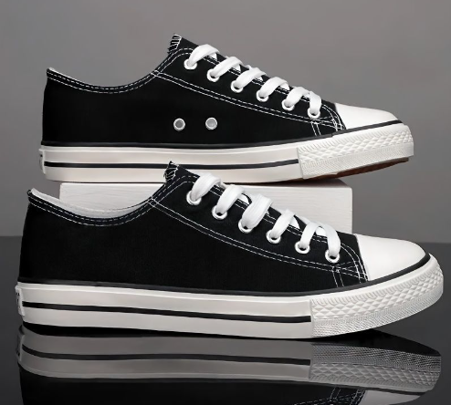 Retro Canvas Sneakers Image 2