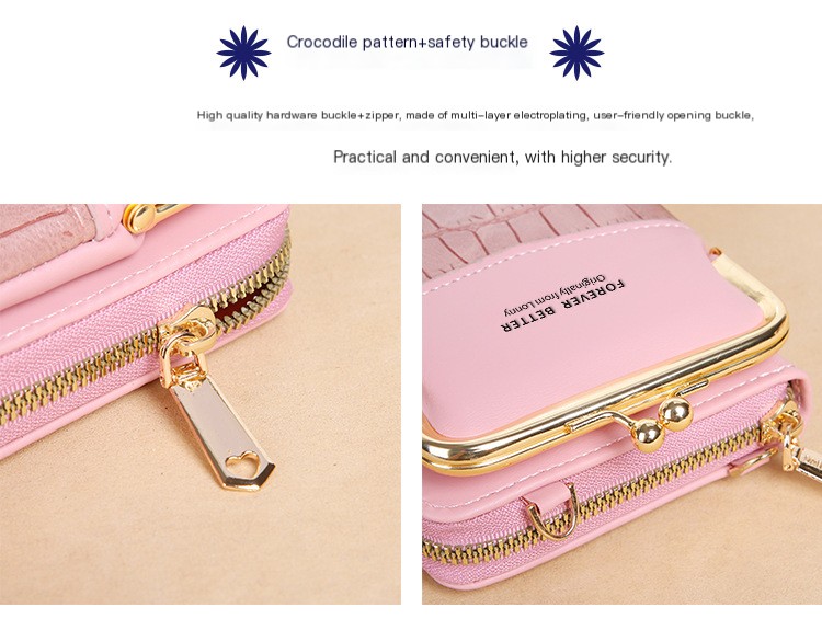 Lonny New Mobile Phone Bag - Zipper Detail
