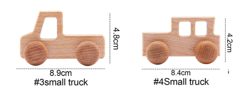 Beech Wood Car Toy Features