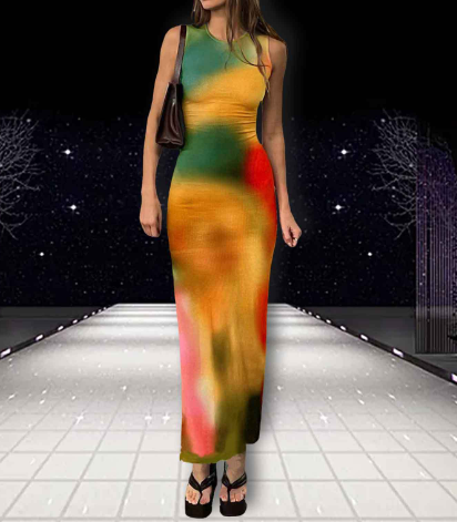 Batik Midikleid Image 5