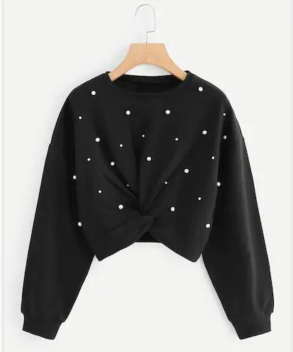 Casual Women's Long-sleeved Round Neck Sweater Image 2