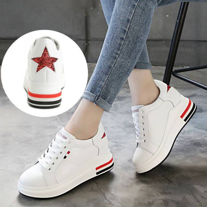 High-top sneakers in black