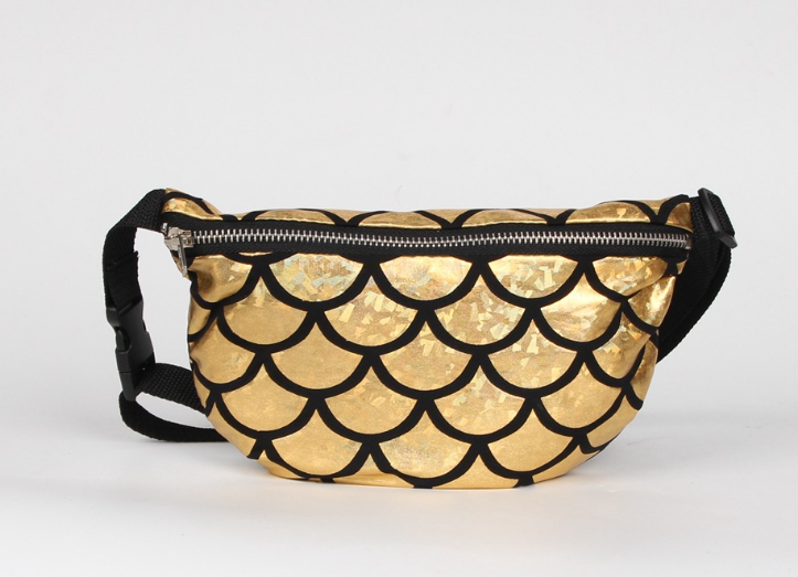Mermaid Waist Bag - Silver