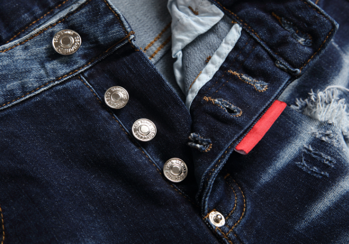 Fashion Men's Retro Stretch Ripped Denim Pants