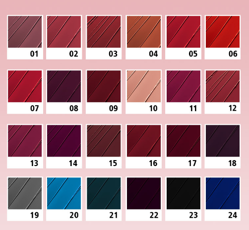 Matte Lip Gloss Colors