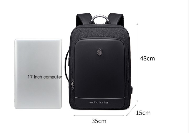 Business Laptop Backpack - Black