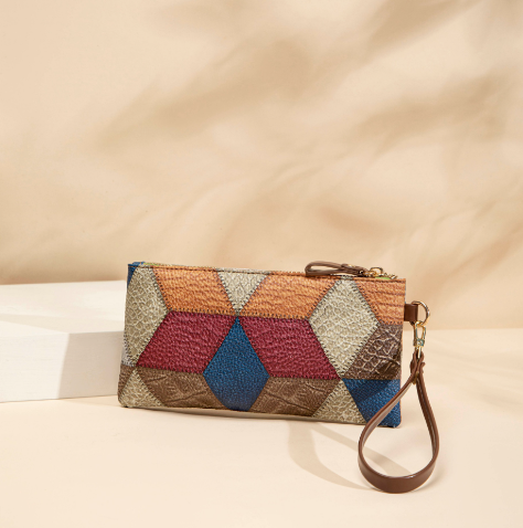 Bolso de mano marrón
