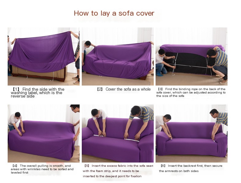 Sofa Slipcover Blue