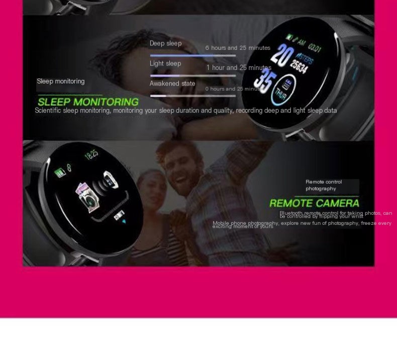 Imagen 7 de la pulsera inteligente D18