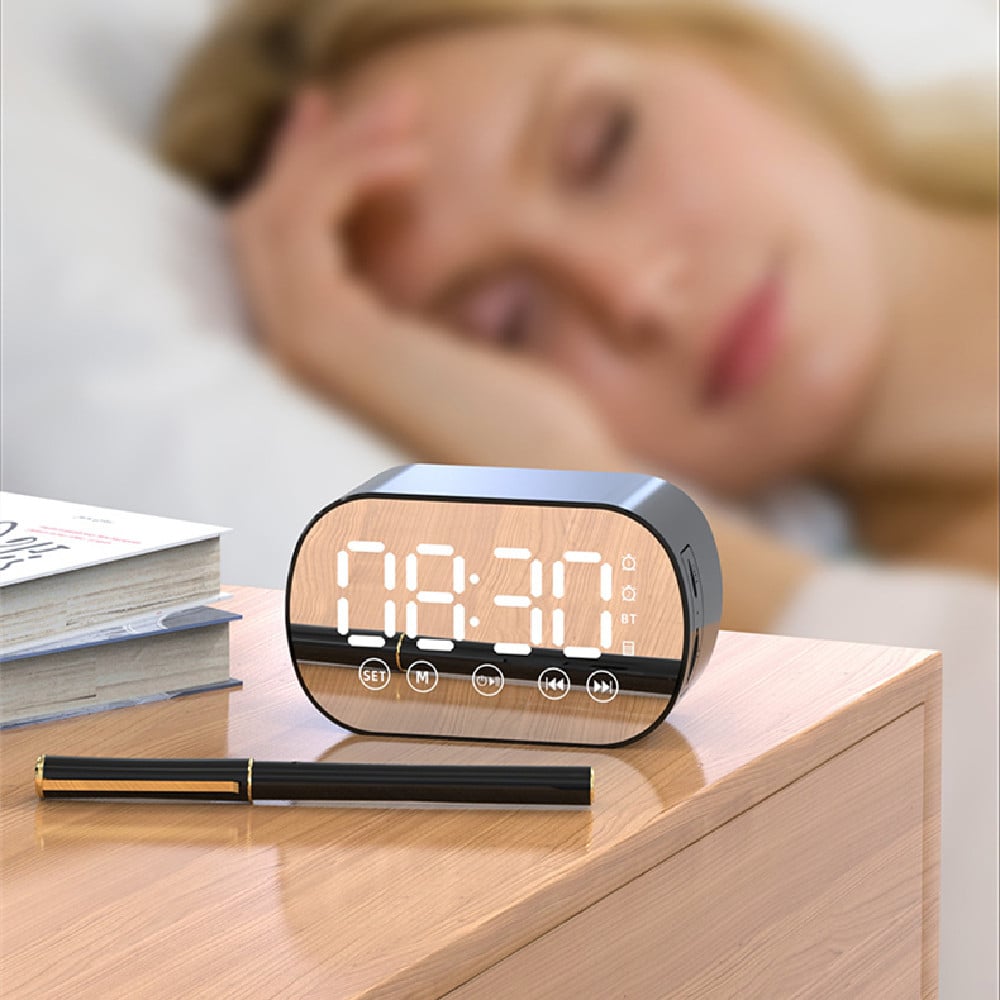 Multifunctional Wireless Bluetooth Speaker Mirror Mini image