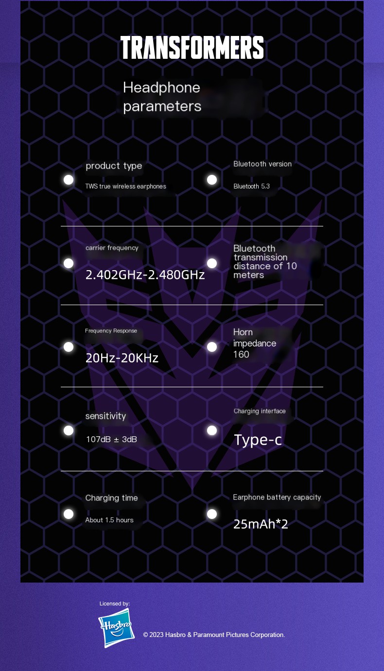 Transformer TFT03 Bluetooth Headset
