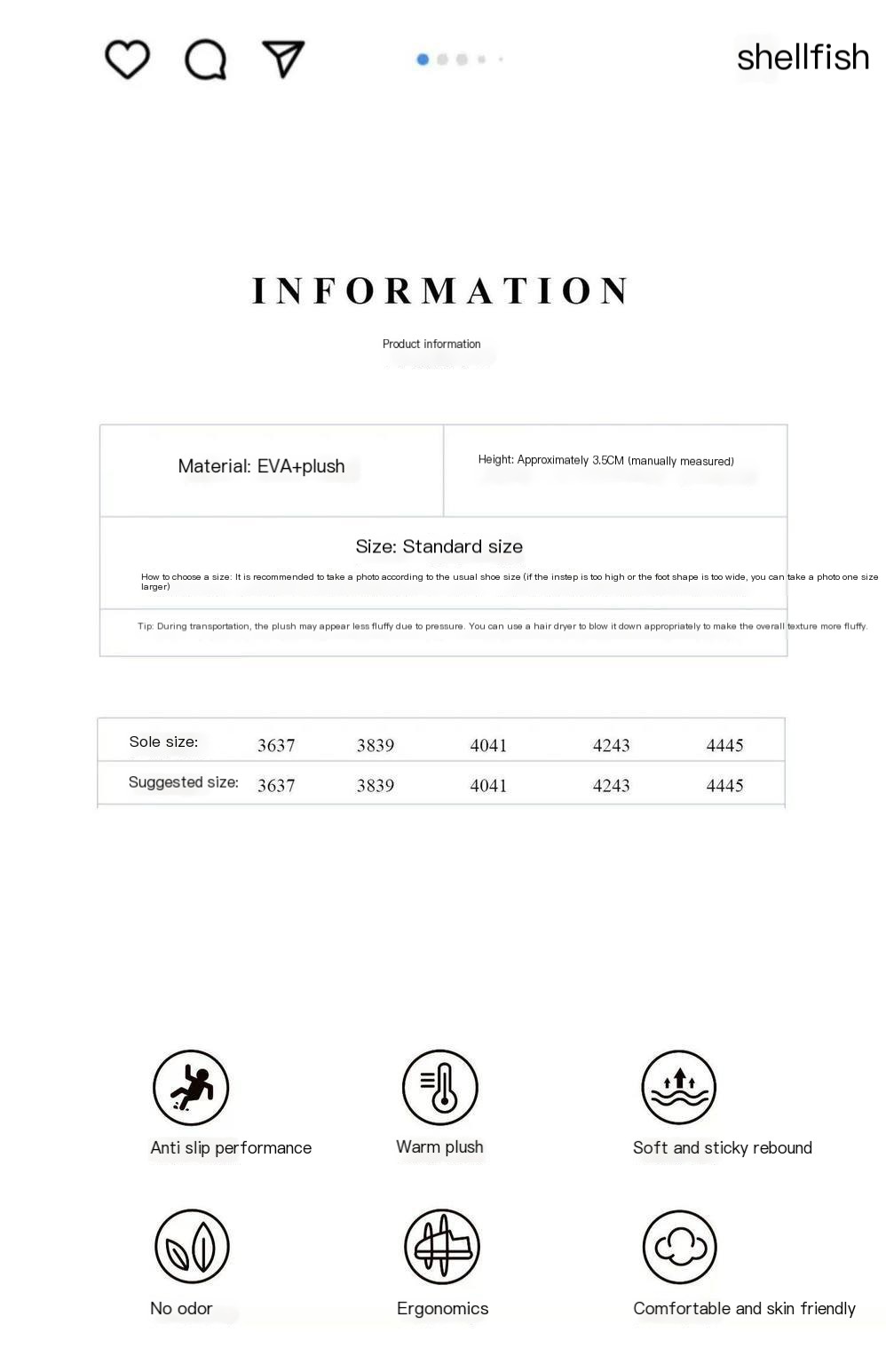 Cotton Slippers Image 2