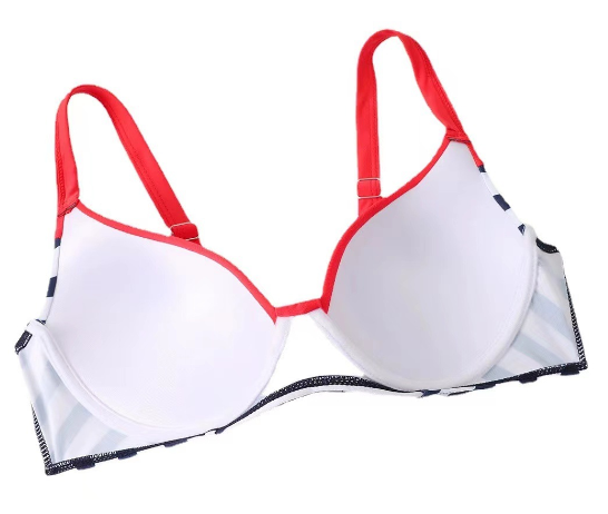 Multi-color Gathered Bikini - Rear View
