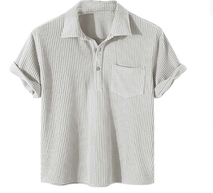 Waffle Polo Shirt Color Variation 2