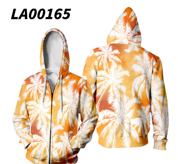 Loose Retro Hooded Zipper Sweatshirt 4