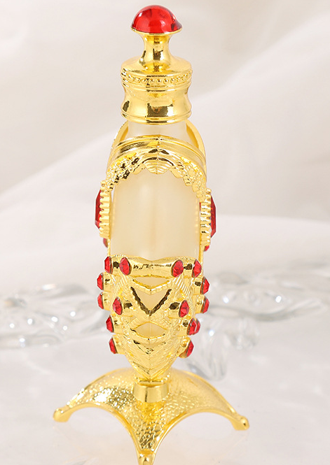 Dubai fashion plating craft Princess bottle empty bottle creative new European painted essence oil bottle perfume bottle