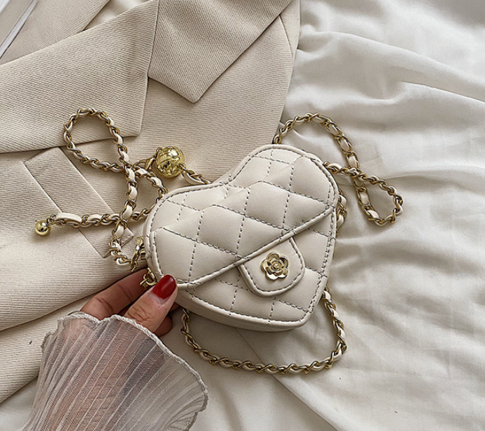 Women's Fashion Peach Heart Shoulder Bag - Example 4