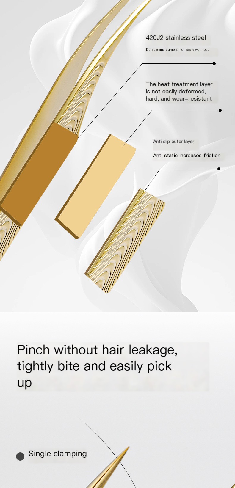 High Precision Eyelash Tweezers - Image 5