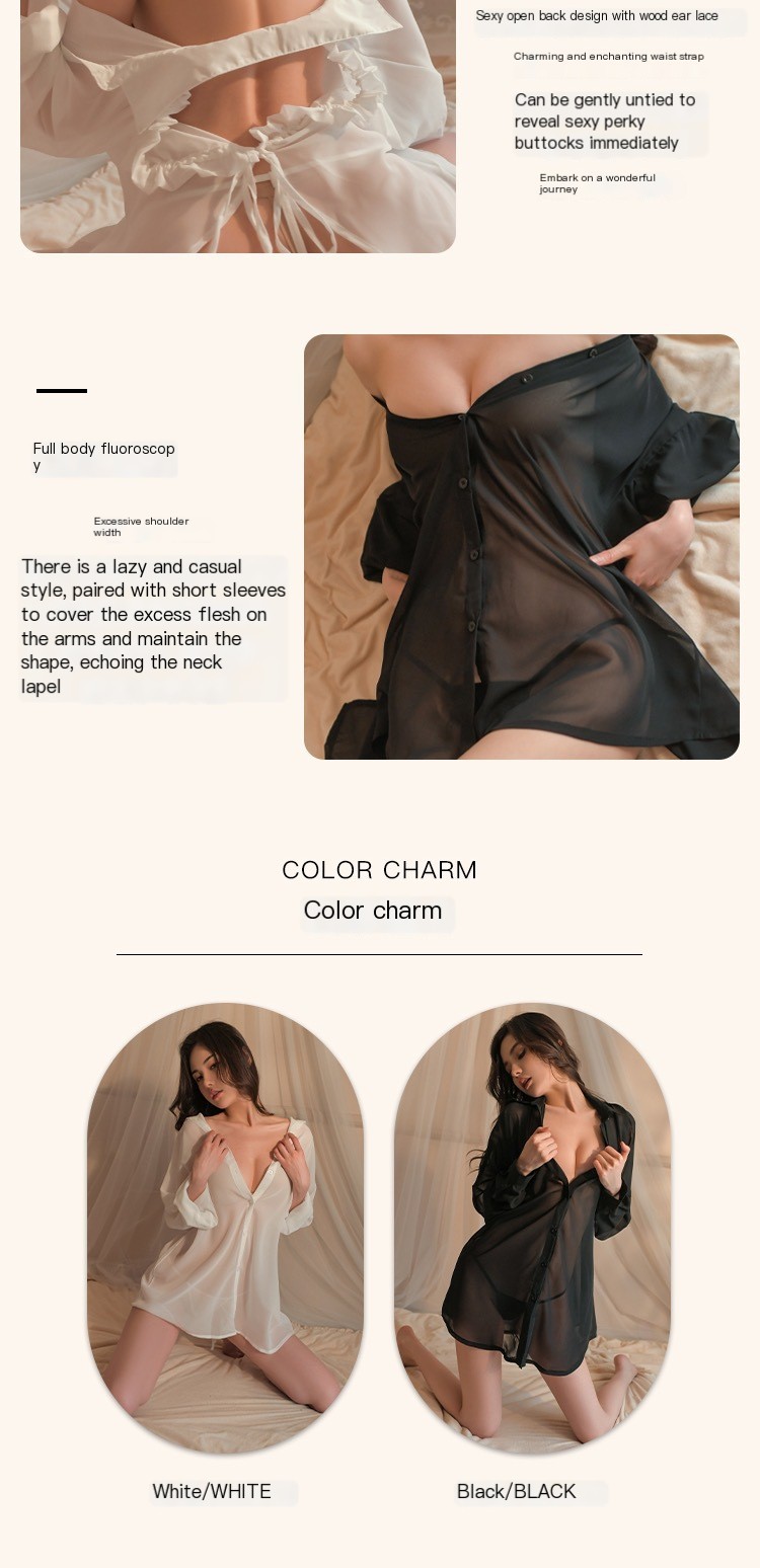 White Backless Ruffled Lace Shirt - Image 2