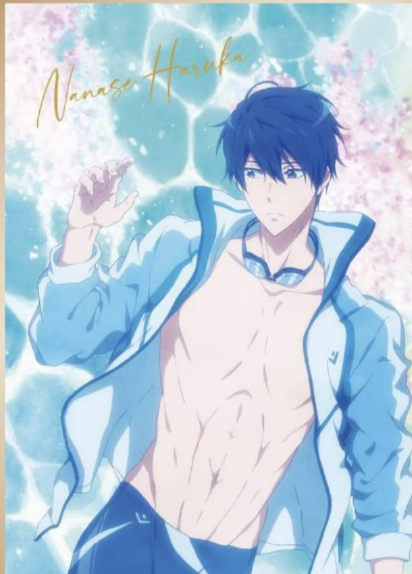 Genuine free! Men's Swimming Club Color Paper