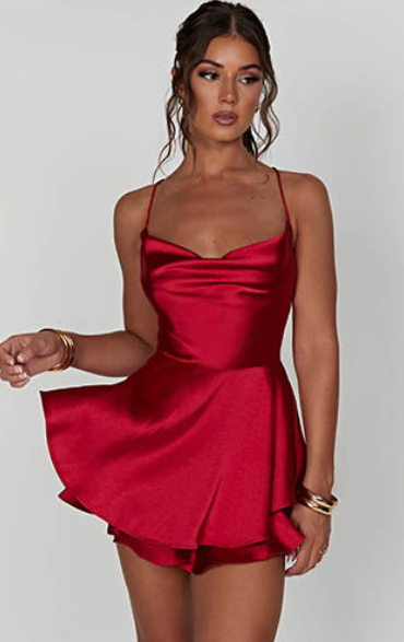 Black Halter Backless Top