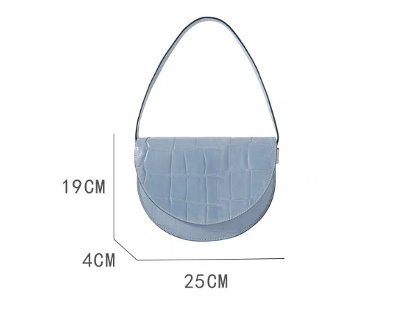 Vintage Crocodile Pattern Bag