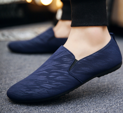 Gray Slip-On Loafers