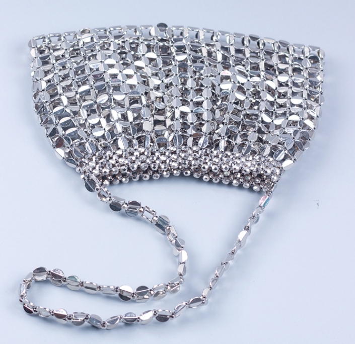 Fashion Silver Metal Evening Bag 4
