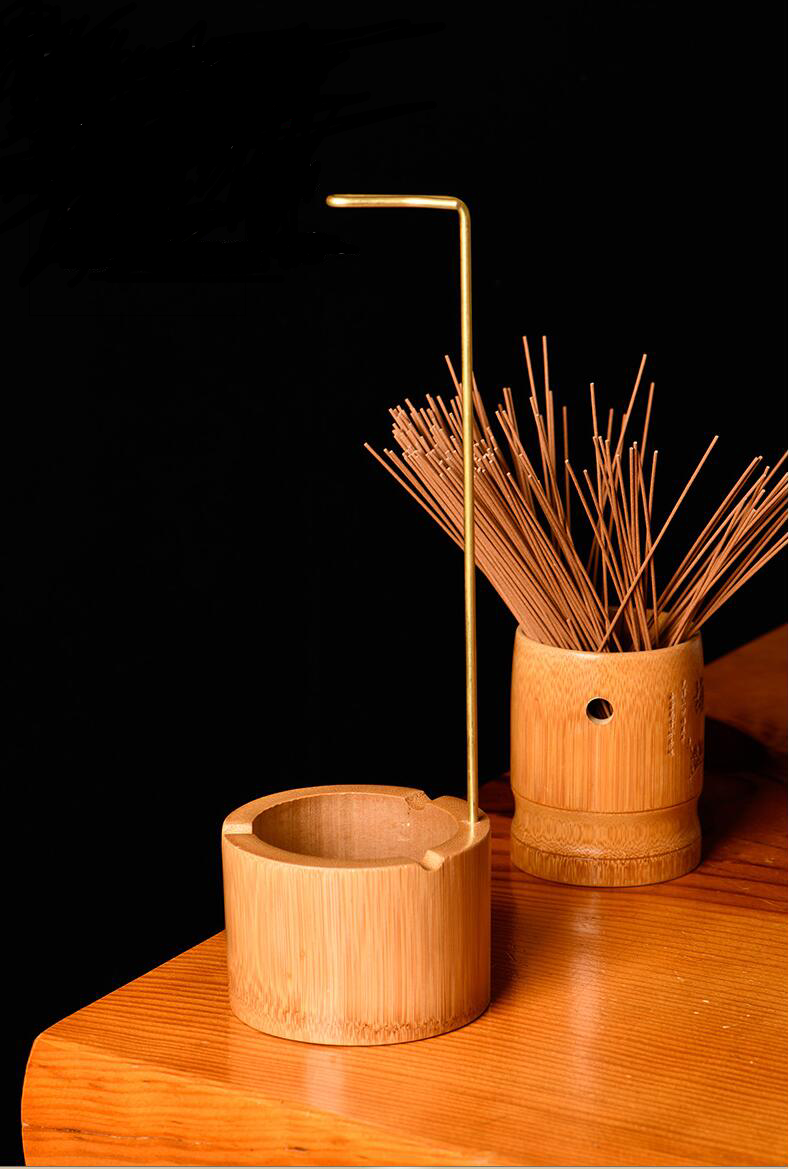 Bamboo Incense Burner Image 2