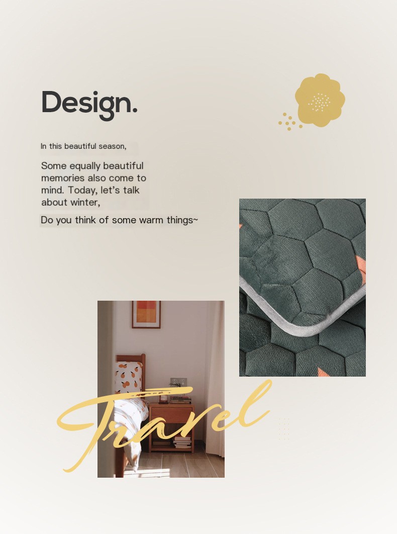 Thick Milk Velvet Quilted Mattress Protector