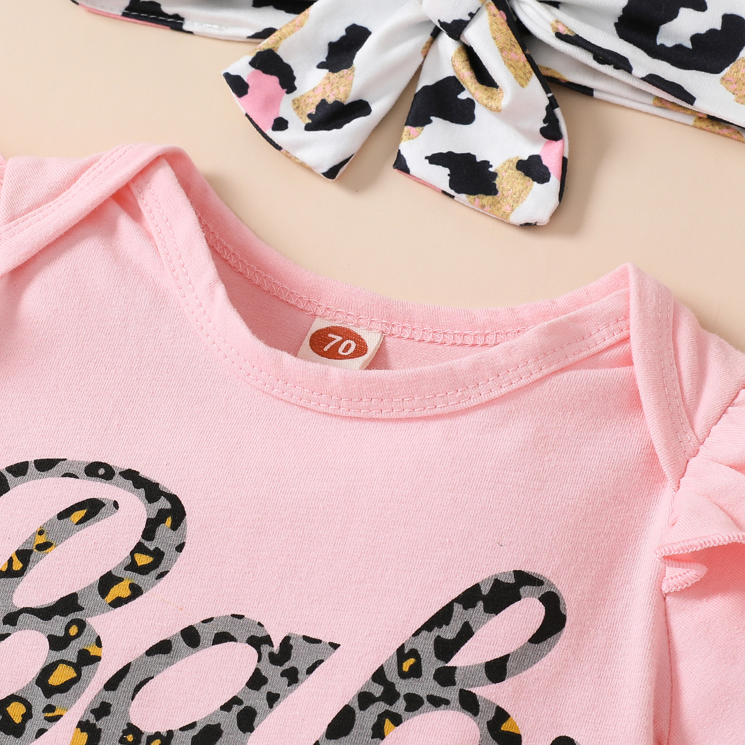 Children's Clothing Pink Half-sleeved and Skirt Suit - Image 3