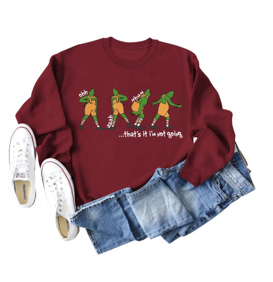 Different angle of sweater