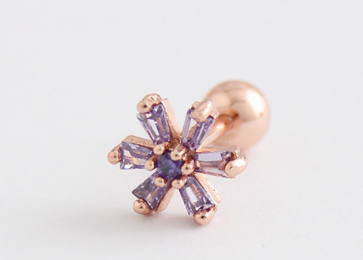 s925 silver flower earrings 3