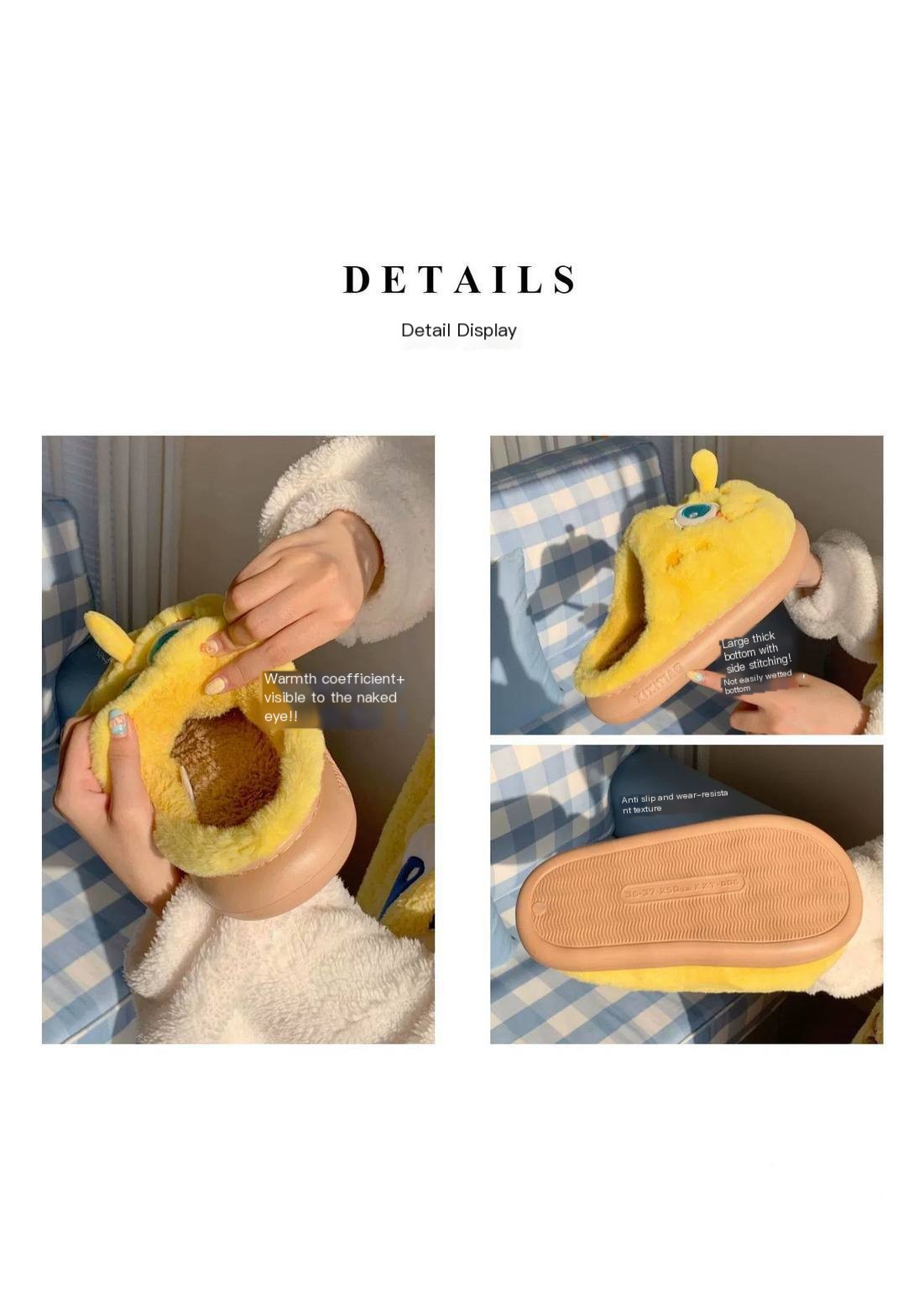 Cotton Slippers Image 3