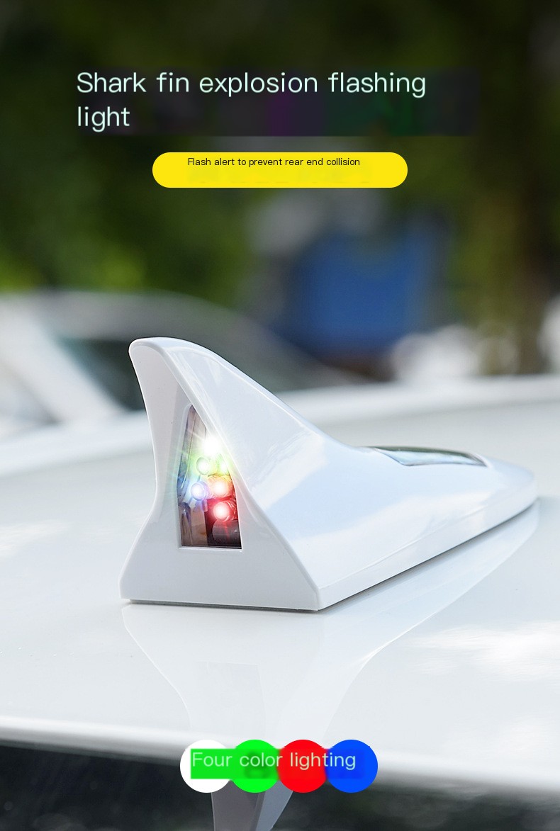 Solar Shark Fin Antenna Light