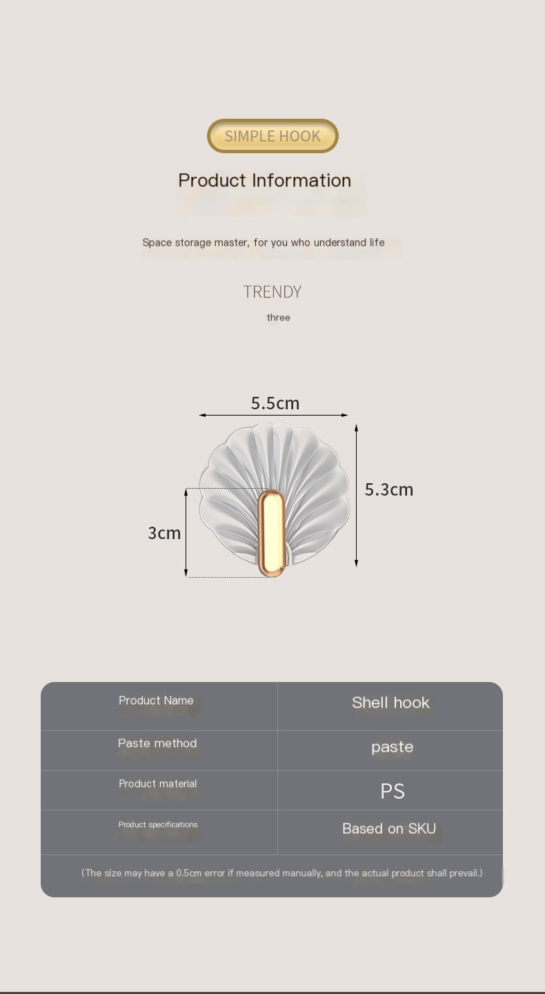 Transparent Adhesive Hook 1