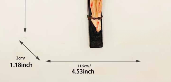 Handmade Realistic Crucifix - Image 1