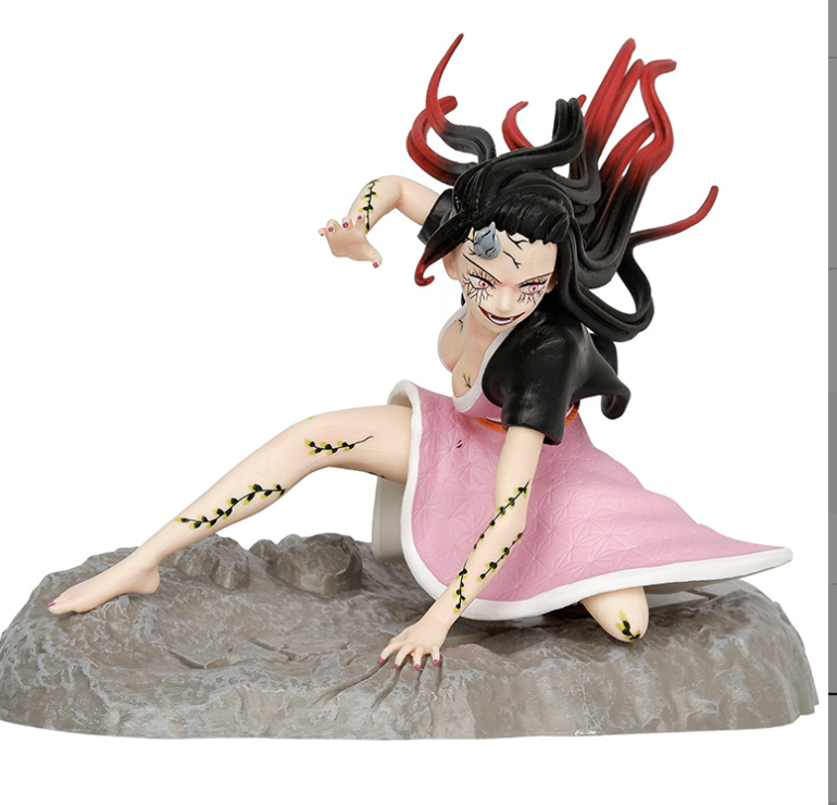 Figura modelo Nezuko demonizada