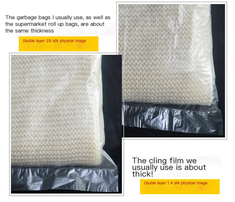 Film bag pe low pressure flat mouth large transparent packaging bag plastic bag wholesale disposable inner membrane preservation bag