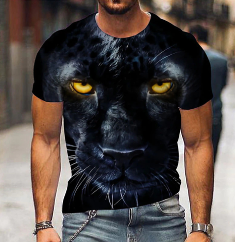 Lion Pattern T-shirt 4