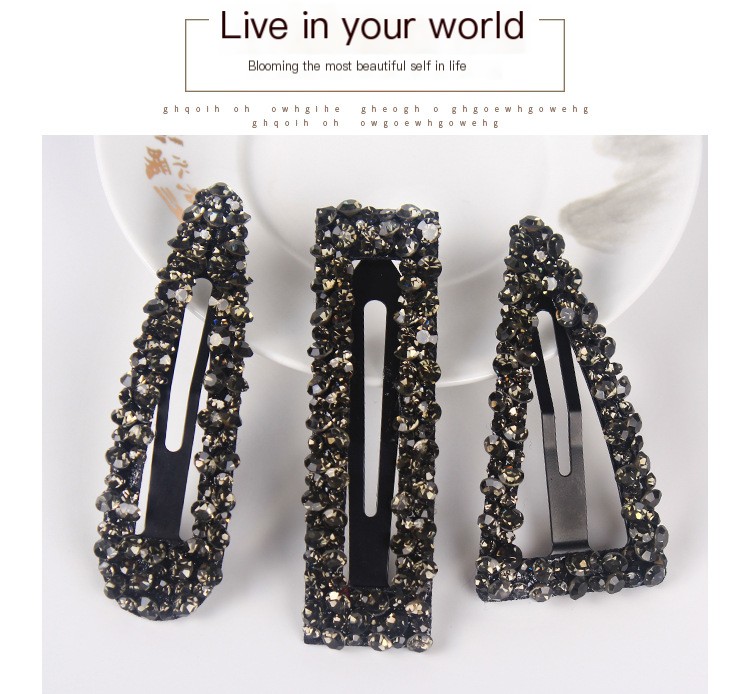 Water Diamond Hair Clip 1