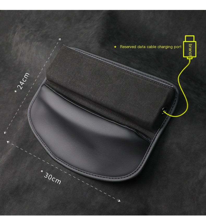 Suede Car Seat Gap Storage Box Image 5