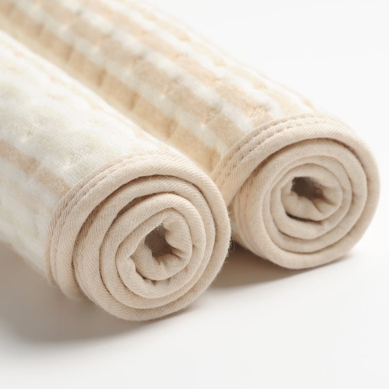 Four-layer colored cotton changing pad, waterproof and washable cotton diapers for babies image