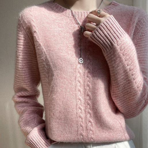 Khaki High Neck Sweater