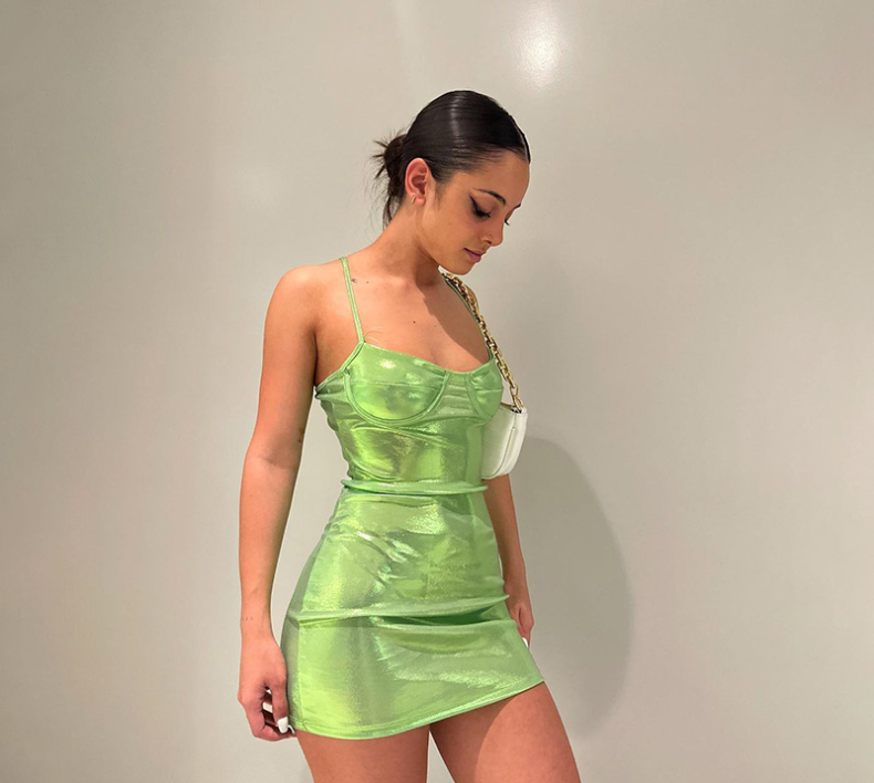 Satin Cami Dress Styled Look