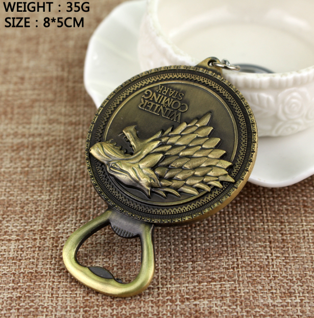 Game of Thrones Keychain Bottle Opener