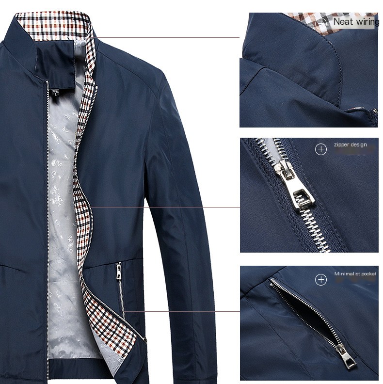 Men's Business Jacket in Khaki