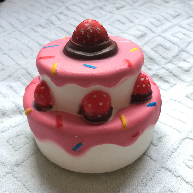 Sweet Mochi Squishy Jumbo Strawberry Cake