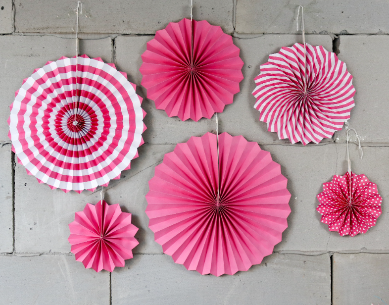 Paper Flower Fan Decoration 2