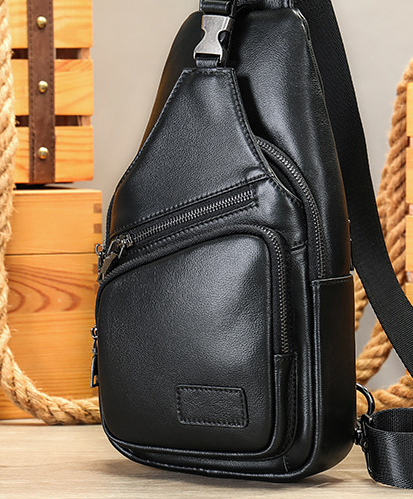 Men's Crossbody Bag - Brown